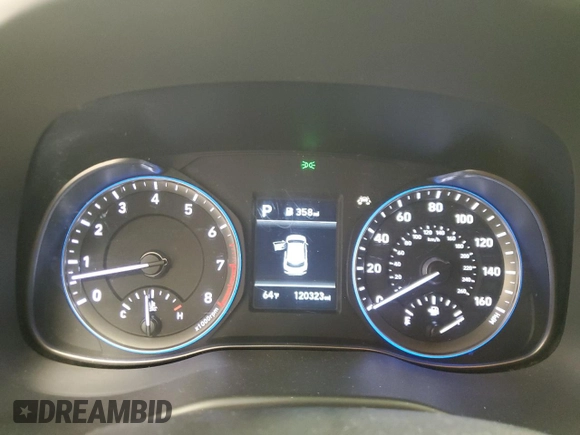 2020 Hyundai Kona SEL with VIN KM8K2CAA4LU491712, listed as a Copart auction lot 54250455 with 120,323 mi miles and Clean Title. Bid and sale history available at DreamBid. Image 9.