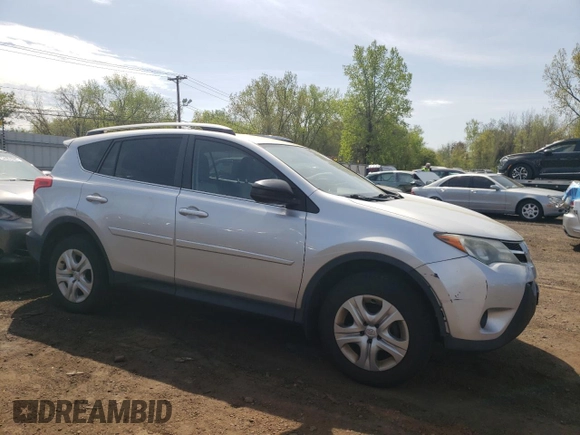 2015 Toyota RAV4 LE with VIN 2T3BFREVXFW351180, listed as a Copart auction lot 55251495 with 109,048 mi miles and Salvage Title. Bid and sale history available at carsss.com. Image 4.