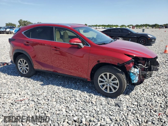 2020 Lexus NX 300 with VIN JTJDARBZ4L5012896, listed as a Copart auction lot 56951675 with 47,725 mi miles and Salvage title. Bid and sale history available at DreamBid. Image 4.