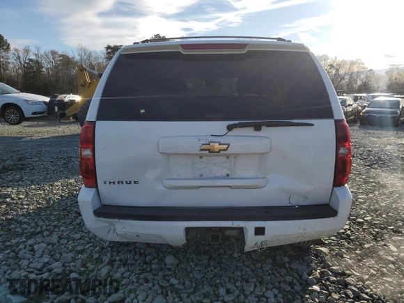 2008 Chevrolet Tahoe 1LT with VIN 1GNFC13J18R257002, listed as a Copart auction lot 50501195 with 216,091 mi miles and Salvage title. Bid and sale history available at DreamBid. Image 6.
