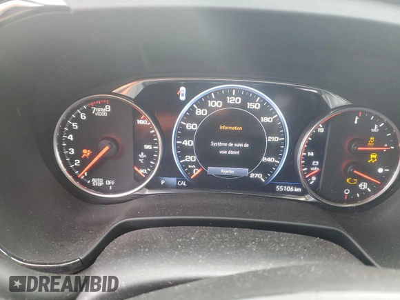 2022 Chevrolet Blazer RS with VIN 3GNKBKRS6NS143335, listed as a Copart auction lot 89139555 with 55,106 mi miles and Salvage title. Bid and sale history available at DreamBid. Image 9.