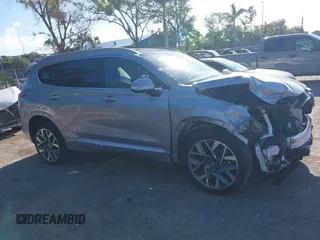 2023 Hyundai Santa Fe Calligraphy with VIN 5NMS54AL2PH560512, listed as a IAAI auction lot 39492126 with 6,379 mi miles and . Bid and sale history available at DreamBid. Image 14.