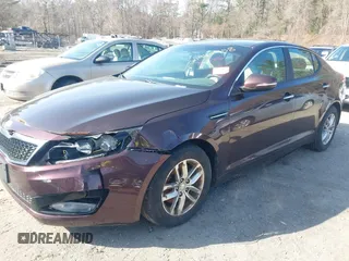 2013 Kia Optima LX with VIN 5XXGM4A78DG193265, listed as a IAAI auction lot 41940958 with 108,284 mi miles. Bid and sale history available at carsss.com. Image 2.
