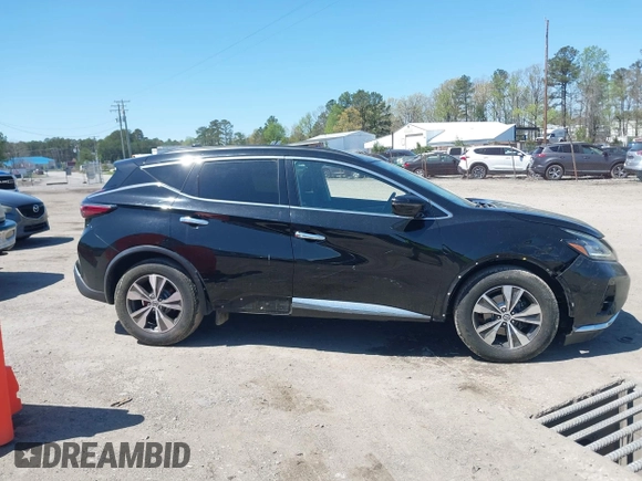 2020 Nissan Murano SV with VIN 5N1AZ2BS0LN103202, listed as a IAAI auction lot 41992288 with 73,396 mi miles and . Bid and sale history available at DreamBid. Image 13.