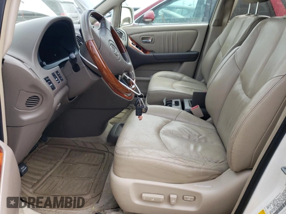 2003 Lexus RX 300 with VIN JTJHF10U630309385, listed as a Copart auction lot 59791544 with 179,036 mi miles and Clean Title. Bid and sale history available at carsss.com. Image 7.