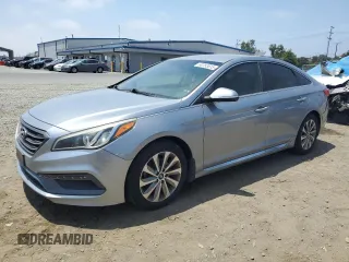 2015 Hyundai Sonata Sport with VIN 5NPE34AF3FH191884, listed as a Copart auction lot 60753615 with 139,630 mi miles and Clean title. Bid and sale history available at DreamBid. Image 1.