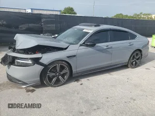 2023 Honda Accord Sport with VIN 1HGCY2F59PA000489, listed as a Copart auction lot 62549075 with 42,123 mi miles and Salvage title. Bid and sale history available at DreamBid. Image 1.