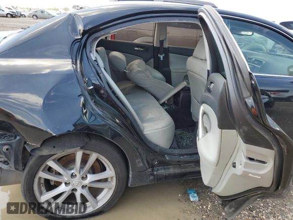2006 Lexus IS 350 with VIN JTHBE262562002448, listed as a Copart auction lot 61063565 with 187,561 mi miles and Salvage title. Bid and sale history available at DreamBid. Image 10.