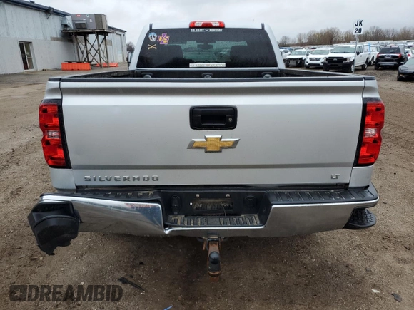 2015 Chevrolet Silverado 1500 LT with VIN 1GCVKREH3FZ404305, listed as a Copart auction lot 52175775 with 145,844 mi miles and Clean Title. Bid and sale history available at carsss.com. Image 6.
