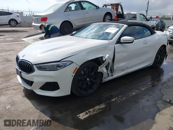 2021 BMW 8 Series 840i with VIN WBADZ2C0XMCG06912, listed as a IAAI auction lot 41450374 with 17,414 mi miles. Bid and sale history available at carsss.com. Image 17.