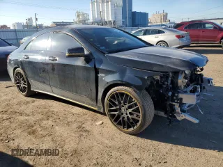 2018 Mercedes-Benz CLA with VIN WDDSJ5CB0JN668519, listed as a Copart auction lot 44824243 with 44,098 mi miles. Bid and sale history available at carsss.com. Image 4.
