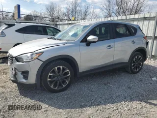 2016 Mazda CX-5 Grand Touring with VIN JM3KE4DY5G0732384, listed as a Copart auction lot 48955135 with 186,666 mi miles and Salvage Title. Bid and sale history available at carsss.com. Image 1.