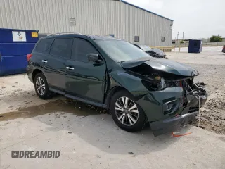 2018 Nissan Pathfinder SL with VIN 5N1DR2MN3JC606400, listed as a Copart auction lot 57350325 with 114,167 mi miles and Salvage title. Bid and sale history available at DreamBid. Image 4.