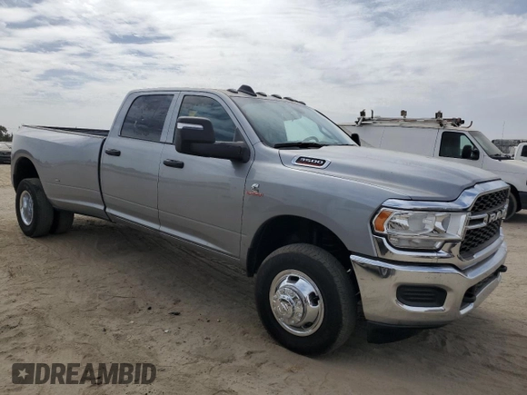 2024 Ram 3500 Tradesman with VIN 3C63RRGL2RG283749, listed as a Copart auction lot 71655624 with 0 mi miles and Salvage Title. Bid and sale history available at carsss.com. Image 4.