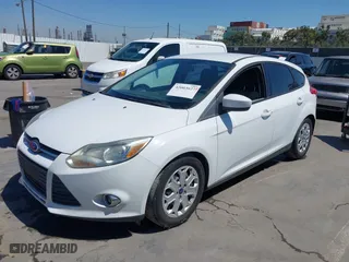 2012 Ford Focus SE with VIN 1FAHP3K2XCL120265, listed as a IAAI auction lot 42003627 with 1 mi miles. Bid and sale history available at carsss.com. Image 2.