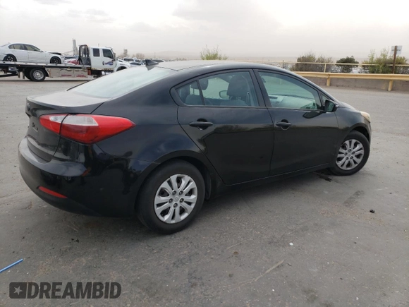 2015 Kia Forte LX with VIN KNAFX4A66F5429605, listed as a Copart auction lot 50926975 with 96,702 mi miles and Salvage Title. Bid and sale history available at carsss.com. Image 3.
