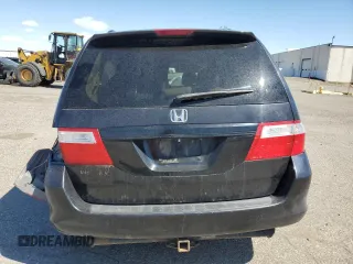 2006 Honda Odyssey EX-L with VIN 5FNRL38776B087245, listed as a Copart auction lot 53725265 with 0 mi miles and Salvage Title. Bid and sale history available at carsss.com. Image 6.