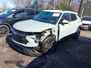 2024 Chevrolet TrailBlazer ACTIV with VIN KL79MSSL2RB091401, listed as a IAAI auction lot 41807610 with 9,610 mi miles and . Bid and sale history available at DreamBid. Image 2.