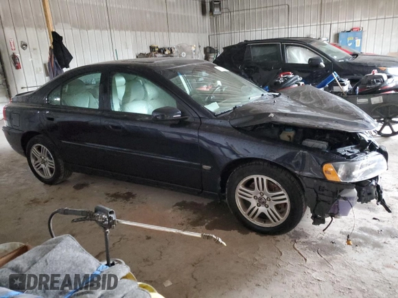 2005 Volvo S60 with VIN YV1RS592252473973, listed as a Copart auction lot 47307565 with 194,501 mi miles and Salvage Title. Bid and sale history available at carsss.com. Image 4.