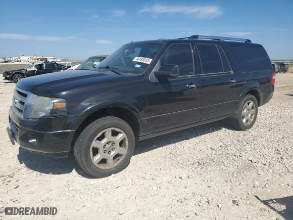 2013 Ford Expedition EL Limited with VIN 1FMJK1K57DEF28930, listed as a Copart auction lot 46493835 with 199,866 mi miles and Clean Title. Bid and sale history available at carsss.com. Image 1.