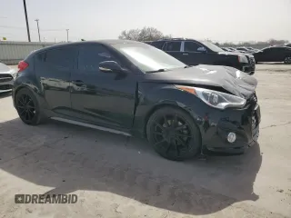 2016 Hyundai Veloster Turbo z VIN KMHTC6AE6GU279325, wystawiony jako Copart lot #48950525 z przebiegiem 135 207 mil mil oraz Szkoda całkowita • Salvage title. Historia ofert i sprzedaży dostępna na DreamBid. Obrazek 4.