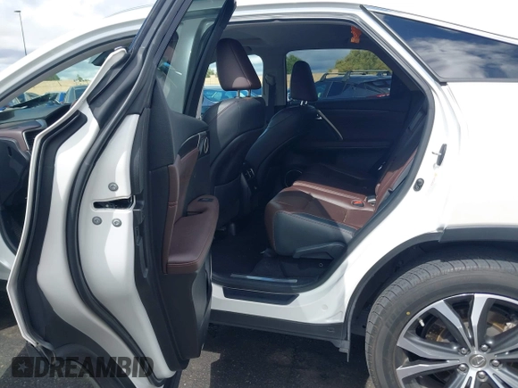 2017 Lexus RX with VIN 2T2BGMCAXHC015814, listed as a IAAI auction lot 41786141 with 96,418 mi miles. Bid and sale history available at carsss.com. Image 8.