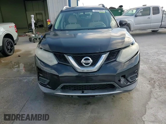 2015 Nissan Rogue SV with VIN KNMAT2MTXFP508634, listed as a Copart auction lot 52416055 with 143,703 mi miles and Salvage Title. Bid and sale history available at carsss.com. Image 14.