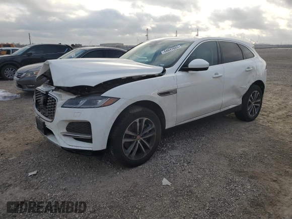 2022 Jaguar F-Pace with VIN SADCK2EX2NA692924, listed as a Copart auction lot 44647665 with 31,250 mi miles and Salvage title. Bid and sale history available at DreamBid. Image 1.
