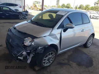 2012 FIAT 500 Pop z VIN 3C3CFFAR4CT288760, wystawiony jako IAAI lot #42487469 z przebiegiem 136 962 mil mil oraz . Historia ofert i sprzedaży dostępna na DreamBid. Obrazek 2.