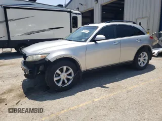 2004 Infiniti FX with VIN JNRAS08W54X213496, listed as a Copart auction lot 59404645 with 217,423 mi miles and Salvage title. Bid and sale history available at DreamBid. Image 1.