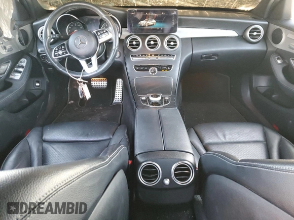 2020 Mercedes-Benz C 300 with VIN 55SWF8EBXLU327611, listed as a Copart auction lot 42050895 with 61,785 mi miles and Salvage Title. Bid and sale history available at DreamBid. Image 8.
