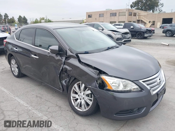 2014 Nissan Sentra SR with VIN 3N1AB7AP3EY268060, listed as a IAAI auction lot 42054280 with 105,855 mi miles and . Bid and sale history available at DreamBid. Image 6.