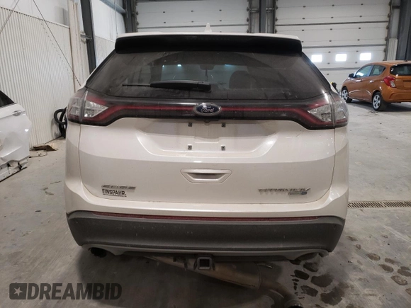2017 Ford Edge Titanium with VIN 2FMPK4K94HBB52137, listed as a Copart auction lot 41884255 with 0 mi miles and Salvage Title. Bid and sale history available at carsss.com. Image 6.