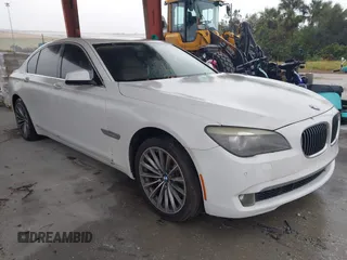 2011 BMW 7 Series 740i with VIN WBAKA4C53BC612857, listed as a IAAI auction lot 41416136 with 1 mi miles. Bid and sale history available at carsss.com. Image 1.