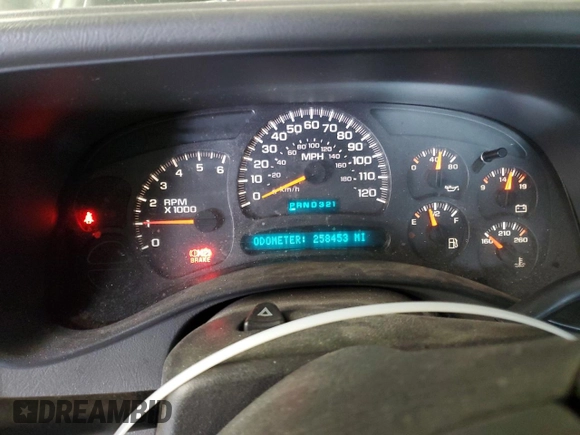 2003 Chevrolet Silverado 1500 with VIN 2GCEC19T131386355, listed as a Copart auction lot 41841665 with 258,453 mi miles and Clean Title. Bid and sale history available at carsss.com. Image 9.