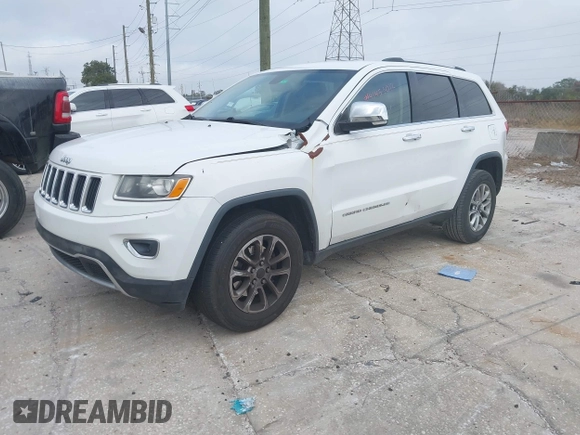 2014 Jeep Grand Cherokee Limited with VIN 1C4RJEBG1EC403972, listed as a IAAI auction lot 41455012 with 241,168 mi miles and . Bid and sale history available at DreamBid. Image 2.