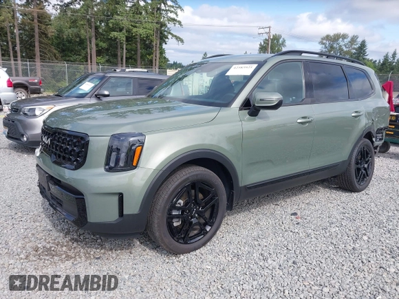 2024 Kia Telluride EX X-Line with VIN 5XYP3DGC6RG488665, listed as a IAAI auction lot 42585925 with 28,906 mi miles and . Bid and sale history available at DreamBid. Image 17.
