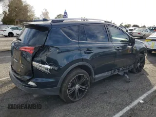 2017 Toyota RAV4 LE with VIN 2T3BFREV4HW660064, listed as a Copart auction lot 43660485 with 100,225 mi miles and Salvage Title. Bid and sale history available at DreamBid. Image 3.