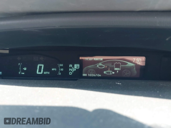 2015 Toyota Prius Four with VIN JTDKN3DU0F0431780, listed as a IAAI auction lot 40506614 with 102,670 mi miles. Bid and sale history available at carsss.com. Image 7.