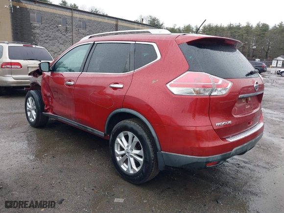 2016 Nissan Rogue SV with VIN KNMAT2MV6GP677388, listed as a IAAI auction lot 41770025 with 149634 miles. Bid and sale history available at carsss.com. Image 3.