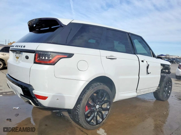2018 Land Rover Range Rover Sport Autobiography with VIN SALWV2RE5JA189349, listed as a Copart auction lot 47091935 with 48,056 mi miles and Clean Title. Bid and sale history available at carsss.com. Image 3.