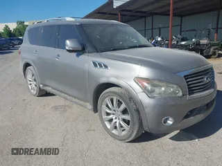 2014 Infiniti QX80 with VIN JN8AZ2ND1E9751276, listed as a IAAI auction lot 42491740 with 164,249 mi miles and . Bid and sale history available at DreamBid. Image 1.