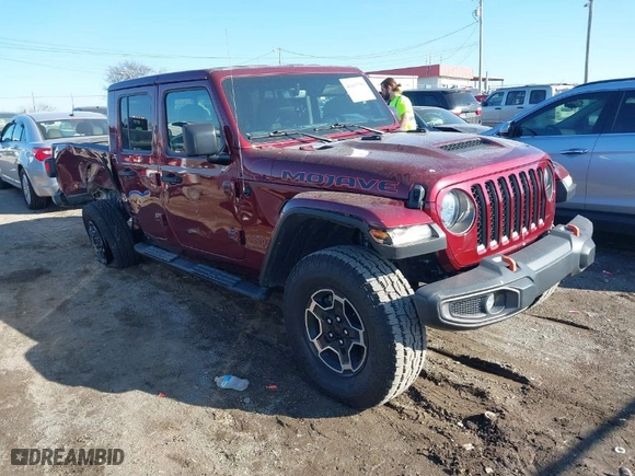 2021 Jeep Gladiator Mojave with VIN 1C6JJTEG5ML518416, listed as a IAAI auction lot 41415756 with 40,073 mi miles. Bid and sale history available at carsss.com. Image 1.
