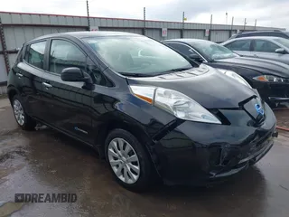 2015 Nissan LEAF S z VIN 1N4AZ0CP2FC320680, wystawiony jako IAAI lot #42201048 z przebiegiem 56 917 mil mil oraz . Historia ofert i sprzedaży dostępna na DreamBid. Obrazek 1.