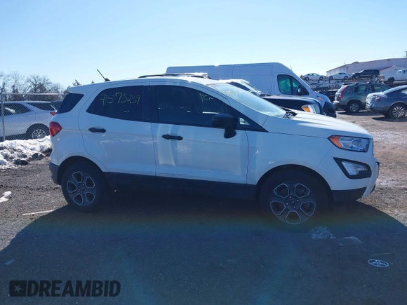 2020 Ford EcoSport S with VIN MAJ3S2FE7LC369923, listed as a IAAI auction lot 41575239 with 74,004 mi miles. Bid and sale history available at carsss.com. Image 14.