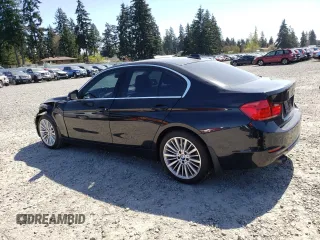 2013 BMW 3 Series 328i with VIN WBA3C1G55DNR45687, listed as a Copart auction lot 53390025 with 129,165 mi miles and Salvage Title. Bid and sale history available at carsss.com. Image 2.