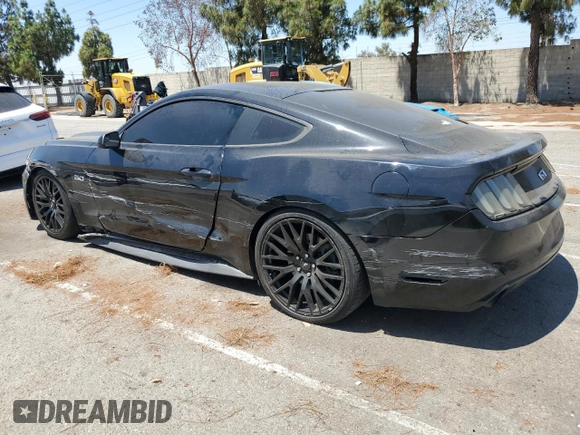 2016 Ford Mustang GT with VIN 1FA6P8CF7G5268244, listed as a Copart auction lot 63644305 with 81,707 mi miles and Salvage title. Bid and sale history available at DreamBid. Image 2.