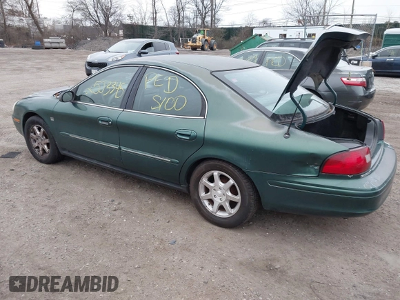 2000 Mercury Sable LS Premium with VIN 1MEFM55S6YA632821, listed as a IAAI auction lot 41927587 with 172,600 mi miles. Bid and sale history available at carsss.com. Image 3.
