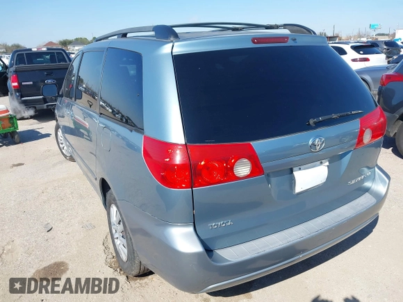 2008 Toyota Sienna CE with VIN 5TDZK23C78S214012, listed as a IAAI auction lot 41633530 with 160,428 mi miles and . Bid and sale history available at DreamBid. Image 3.