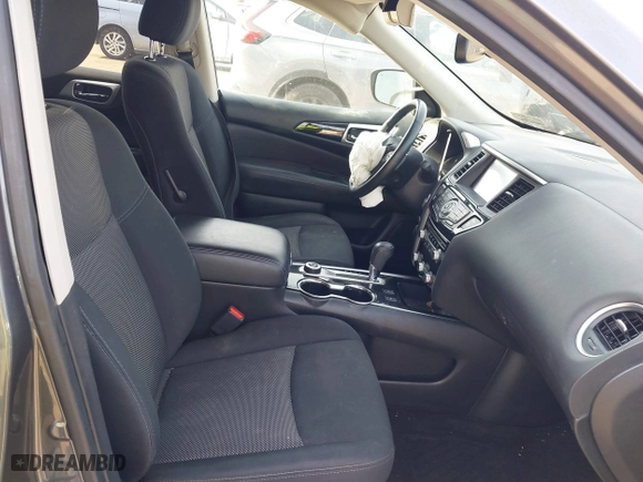 2019 Nissan Pathfinder S with VIN 5N1DR2MM6KC591691, listed as a IAAI auction lot 41803630 with 66,794 mi miles. Bid and sale history available at carsss.com. Image 5.